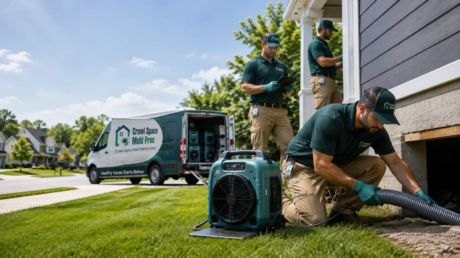 Crawl Space Mold Removal in Bixby, OK